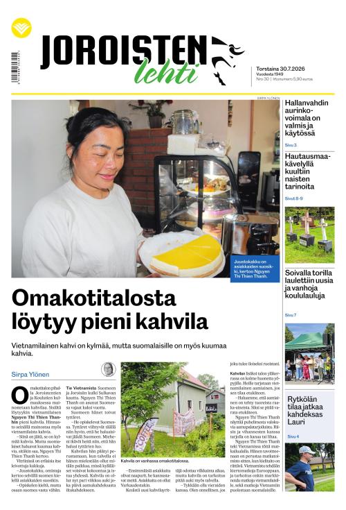 Joroisten Lehti 30.7.2026