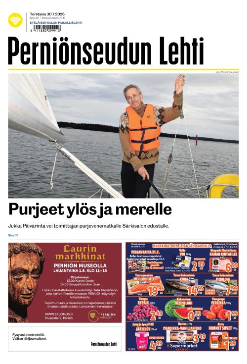 Perniönseudun Lehti 30.7.2026