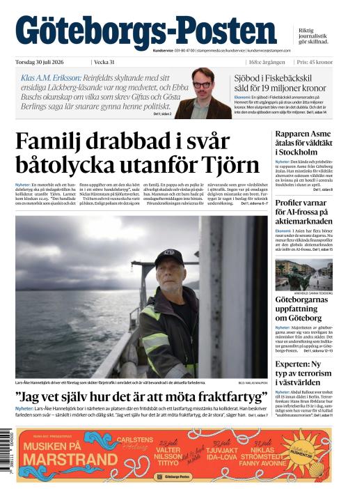 Göteborgs-Posten 30.7.2026