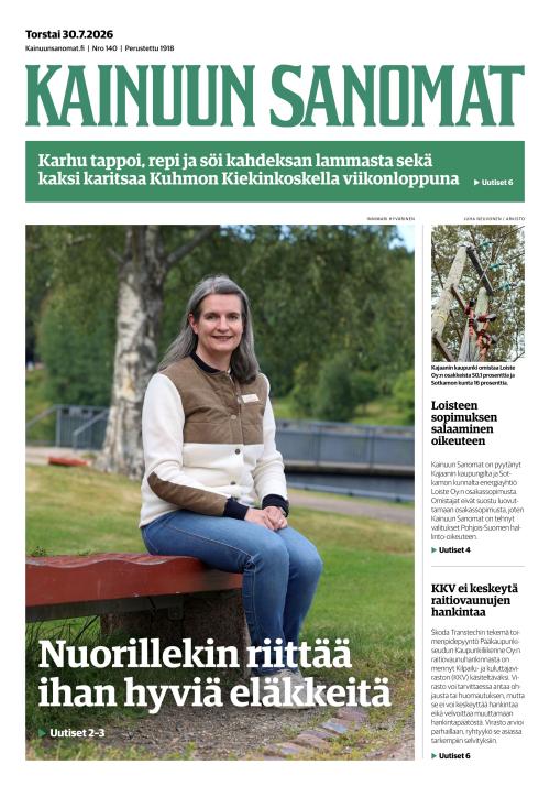 Kainuun Sanomat 30.7.2026