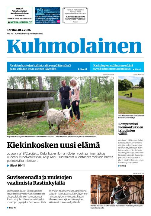 Kuhmolainen 30.7.2026