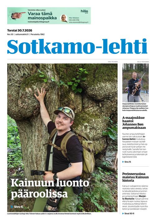 Sotkamo-lehti 30.7.2026