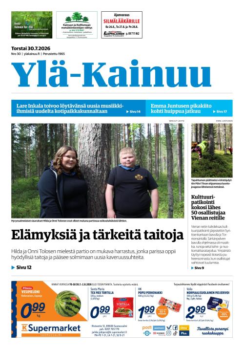 Ylä-Kainuu 30.7.2026