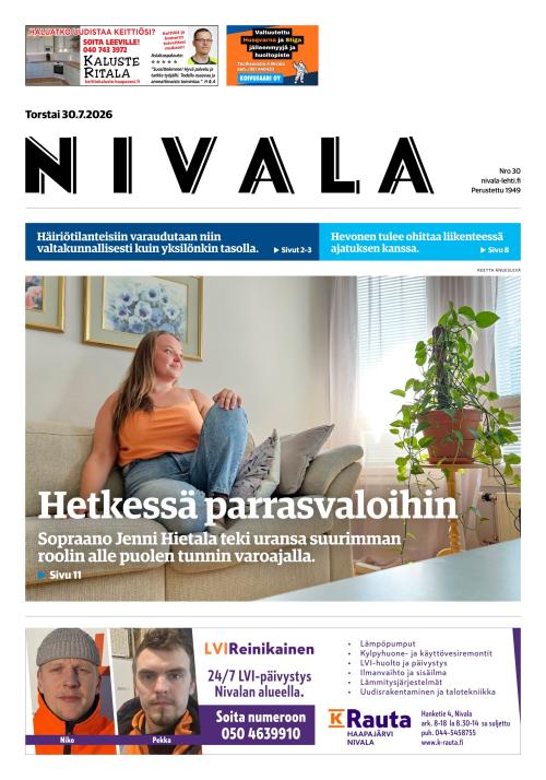 Nivala-lehti 30.7.2026