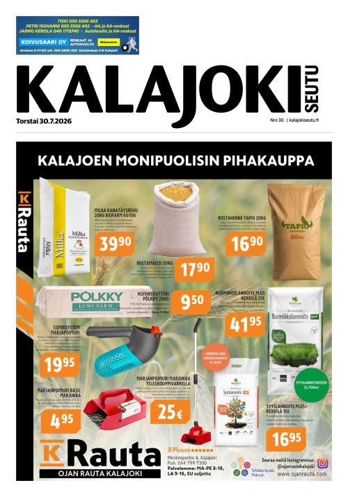 Kalajokiseutu 30.7.2026