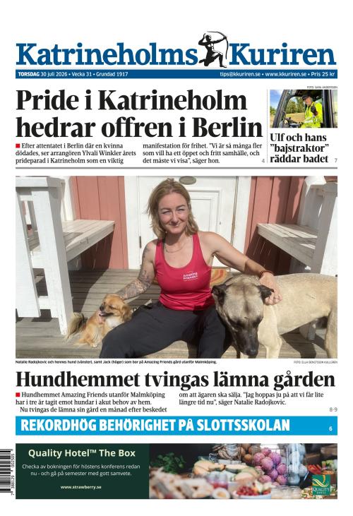 Katrineholms-Kuriren 30.7.2026