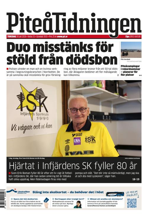 Piteå-Tidningen 30.7.2026