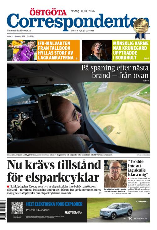 Östgöta Correspondenten 30.7.2026