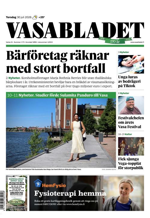 Vasabladet 30.7.2026