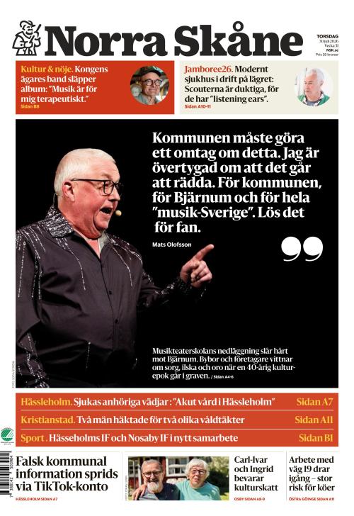 Norra Skåne 30.7.2026