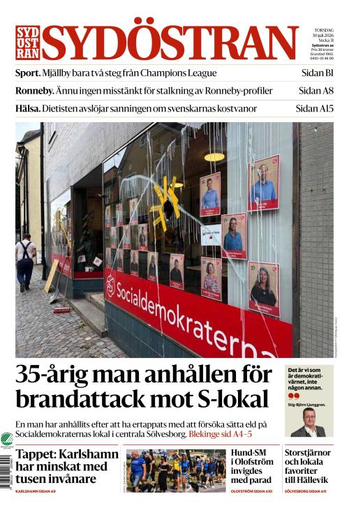 Sydöstran 30.7.2026