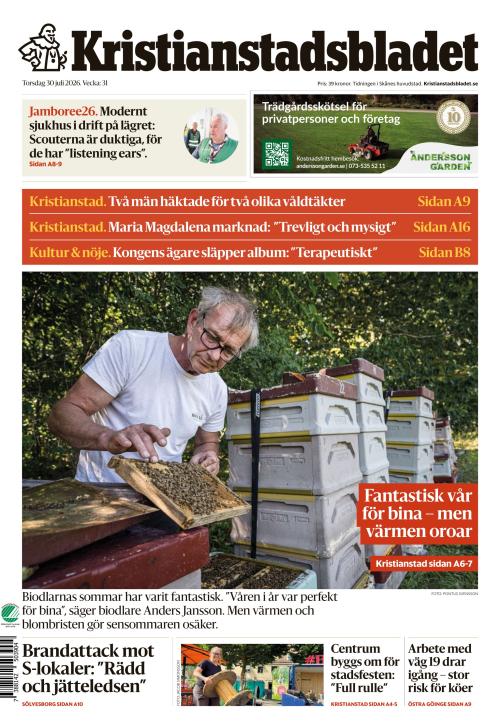 Kristianstadsbladet 30.7.2026