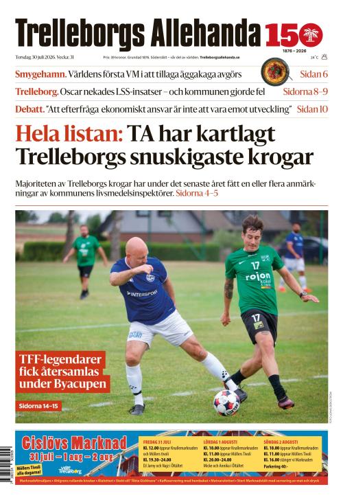 Trelleborgs Allehanda 30.7.2026