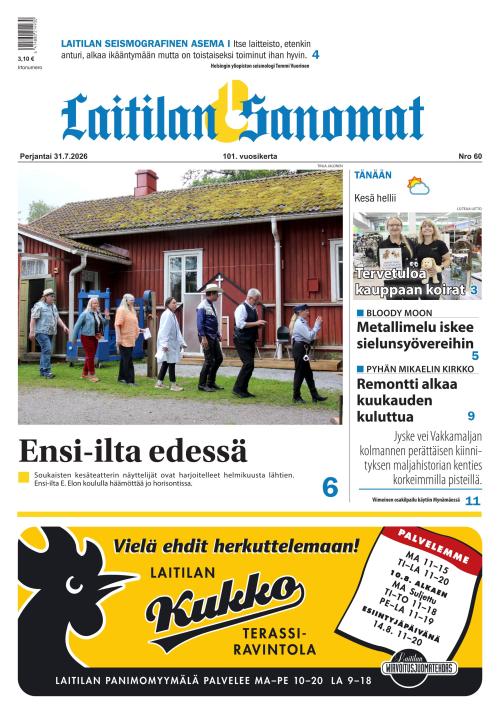Laitilan Sanomat 31.7.2026