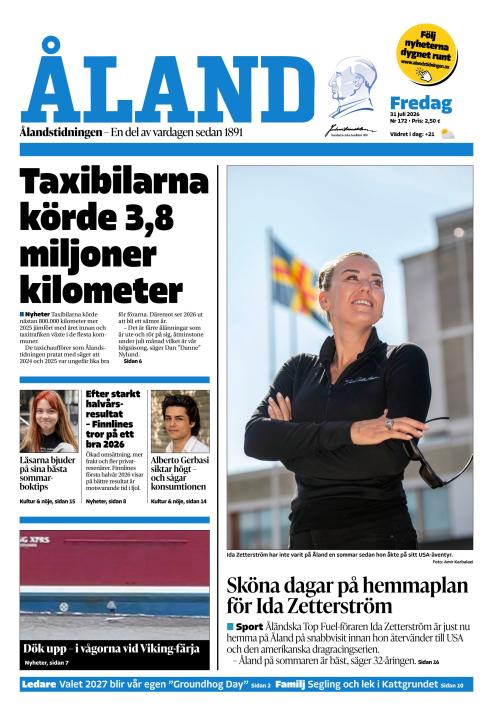 Ålandstidningen 31.7.2026