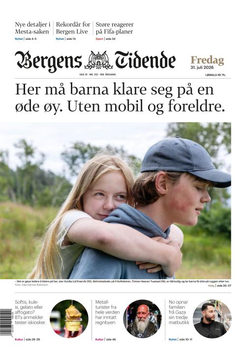 Bergens Tidende 31.7.2026