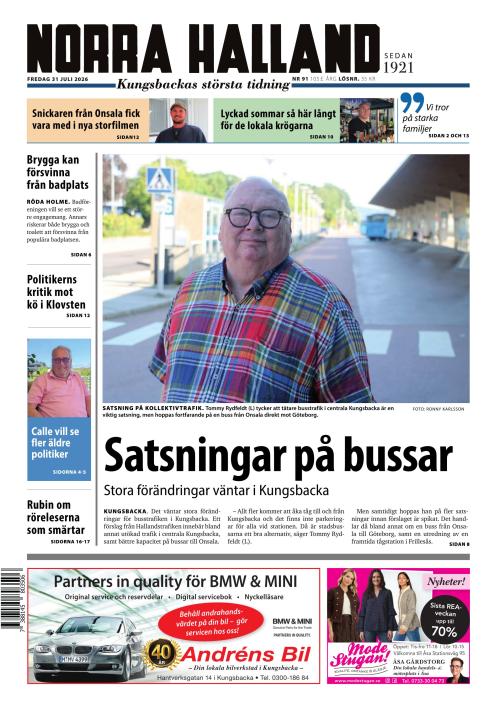 Norra Halland 31.7.2026