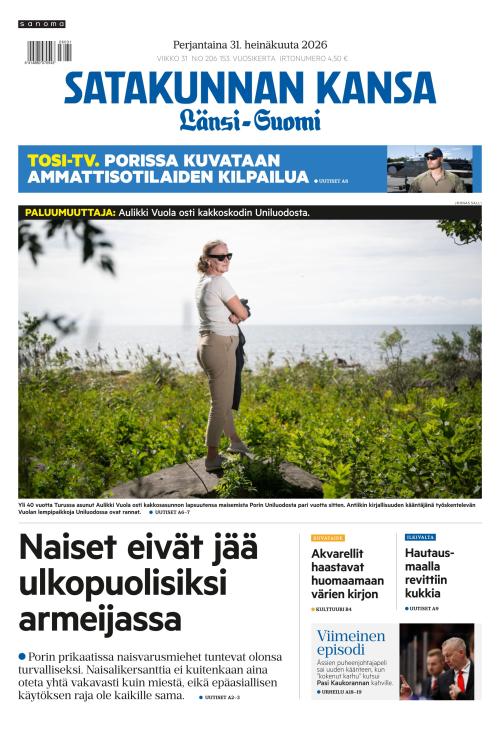 Satakunnan Kansa Länsi-Suomi 31.7.2026