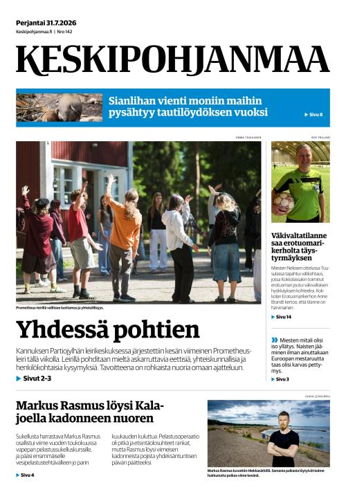 Keskipohjanmaa 31.7.2026
