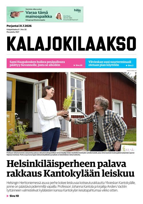 Kalajokilaakso ja Kalajaska 31.7.2026