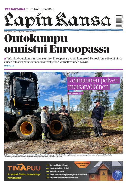 Lapin Kansa 31.7.2026
