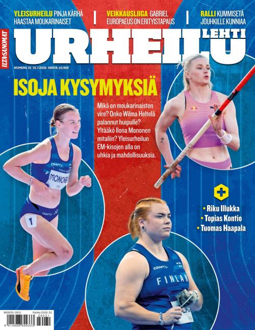 Urheilulehti 31.7.2026