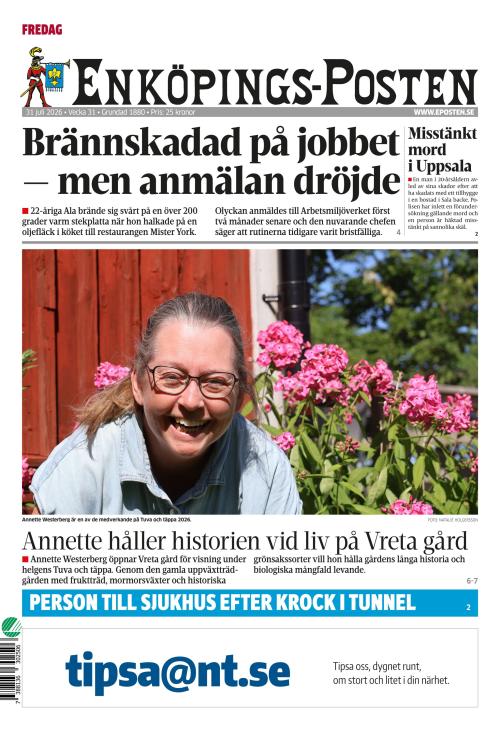 Enköpings-Posten 31.7.2026