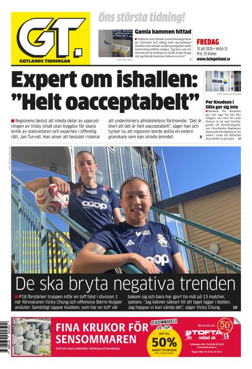 Gotlands Tidningar 31.7.2026
