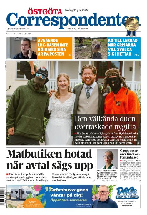 Östgöta Correspondenten 31.7.2026