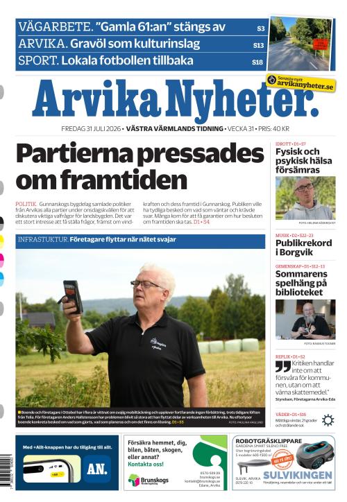 Arvika Nyheter 31.7.2026