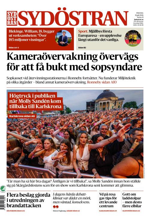 Sydöstran 31.7.2026