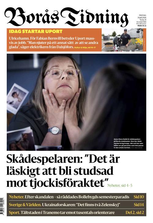 Borås Tidning 31.7.2026