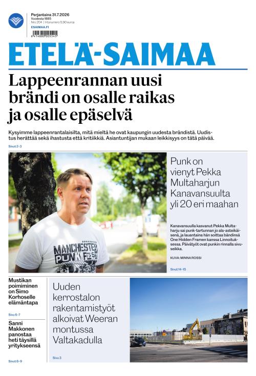 Etelä-Saimaa 31.7.2026