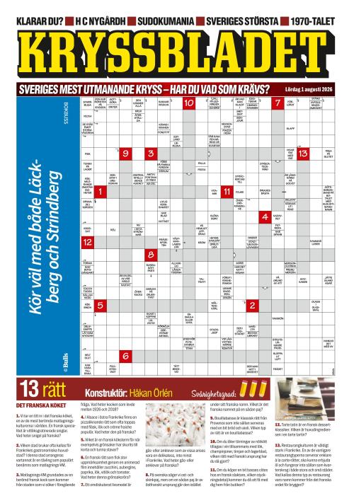 Aftonbladet Lördag 1.8.2026