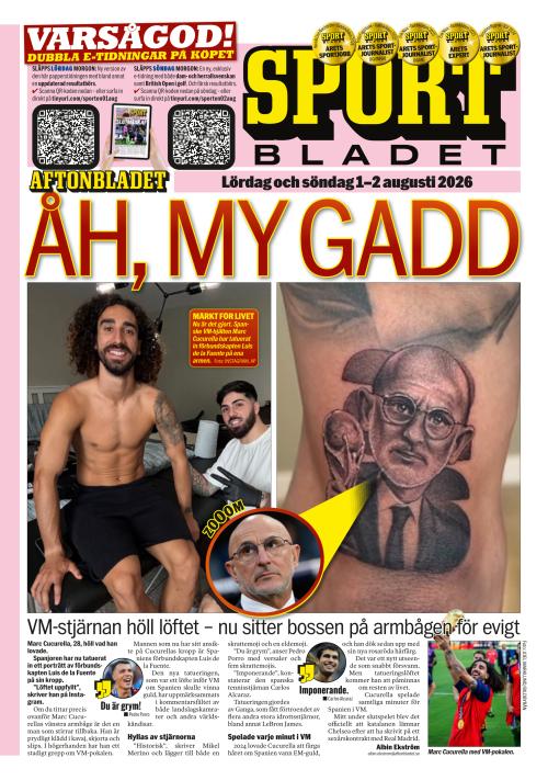 Aftonbladet Sportbladet 1.8.2026