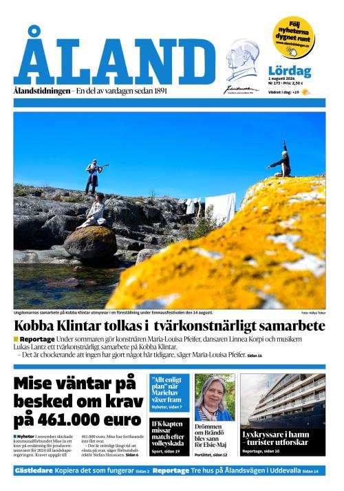 Ålandstidningen 1.8.2026