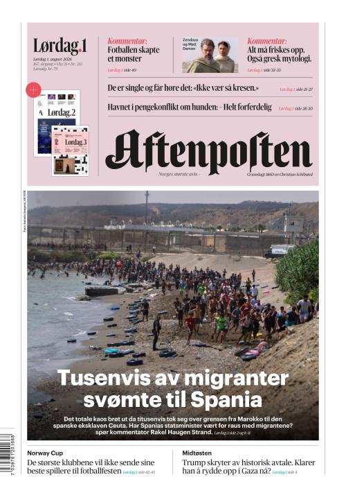 Aftenposten 1.8.2026