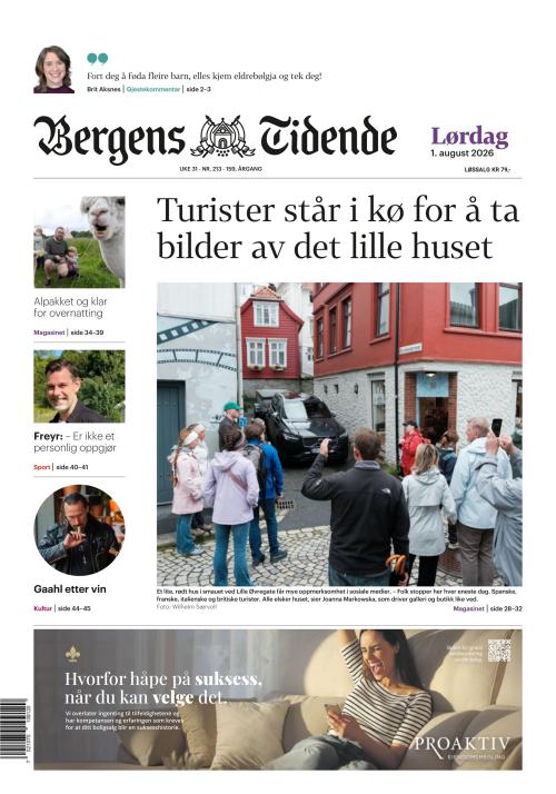 Bergens Tidende 1.8.2026