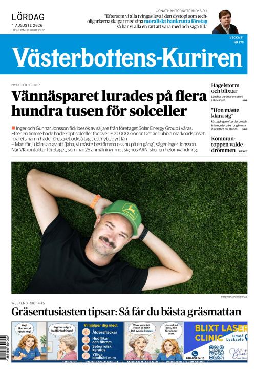 Västerbottens-Kuriren (SE) 1.8.2026