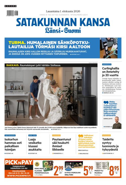 Satakunnan Kansa Länsi-Suomi 1.8.2026