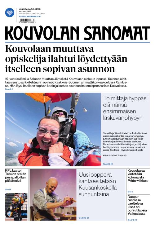Kouvolan Sanomat 1.8.2026