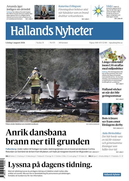 Hallands Nyheter 1.8.2026
