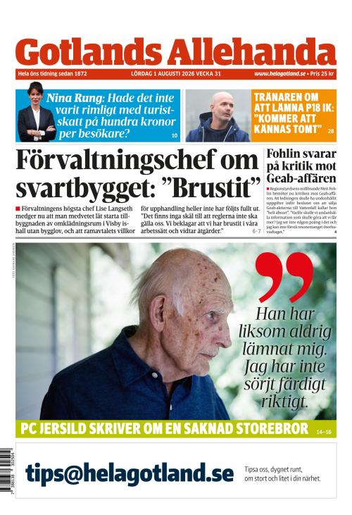 Gotlands Allehanda 1.8.2026