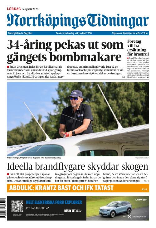 Norrköpings Tidningar 1.8.2026