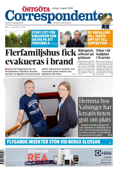 Östgöta Correspondenten 1.8.2026