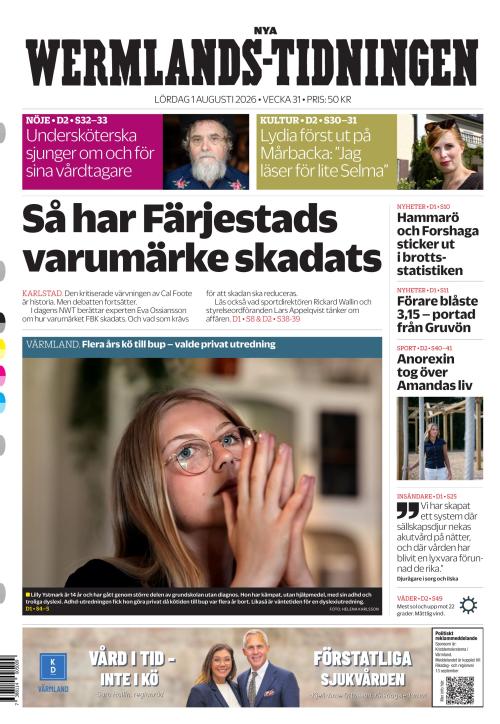 Nya Wermlands-Tidningen 1.8.2026