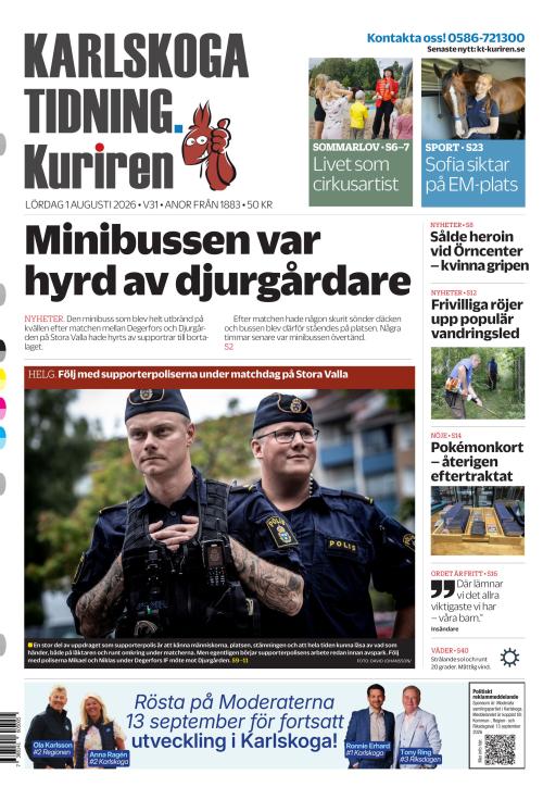Karlskoga Tidning-Kuriren 1.8.2026