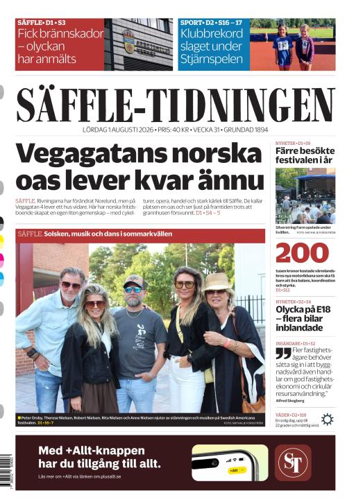 Säffle-Tidningen 1.8.2026