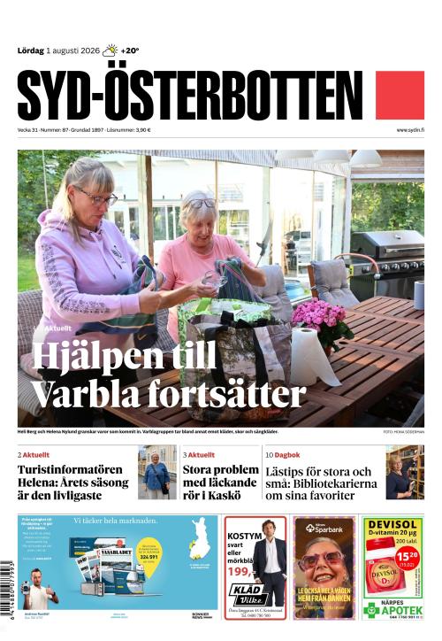 Syd-Österbotten 1.8.2026