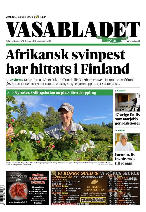 Vasabladet 1.8.2026